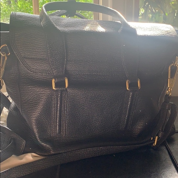 3.1 Philip Lim Pashli Black Medium Satchel Bag - Picture 5 of 10
